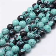 8 mm. ocean white jade perlestreng